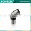 Stainless steel tube connector SS/Stainless Steel Flush Joiner "rotatable" steel 135 degrees satin swimming pool glass fittings