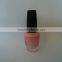 14ml empty nail polish glass bottle cap with brush, custom made polish bottles