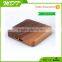2015 Competitive mobile laptop charger power bank 7800mah wood power charger