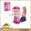 Girl's Funny Furniture Toy Lovely Pink Pretend Electronic Kitchen Sets Toy