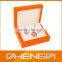 HOT SALE Factory Price custom made-in-china Orange wooden jewelry box for necklace (ZDS-SJF046)