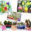 NON-TOXIC 12 colors wedding decoration centerpieces, cooling gel beads, lighted flower arrangements
