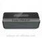 new products 2016 leather material Super bass stereo portable Bluetooth speaker for mobile phone