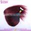 Wholesale cheap ombre color #1b/99j brazilian tape hair extensions silky straight tape hair