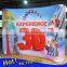 Hot sale curved/straight/S-shape tension fabric wall stand display system