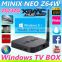 2016 latest price ! minix neo z64 Windows8.1 intel atom z3735f Quad Core android tv box