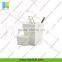 pure white double cup design silicone pen container