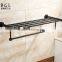 New Type Zinc Alloy Black Color Bathroom Sanitary Items Towel Rack