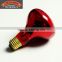 R80 vivarium poultry heat lamp E26 E27 frosted/red/black/white/neodymium material 110V-230V 40W 60W 100W
