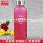Colored glass bottle with screen print logo for sale