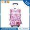 Colorful school kids trolley bag with wheels