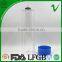 PET disposable clear round 1L plastic mineral water bottle