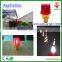 solar led flashing warning road safety light