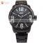 Mens Stainless Steel Military Quartz Male Analog Watch