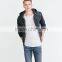 Men's Denim Fleece Hooded denim jeans Jacket fleece lined denim jacket (LOTJ275)