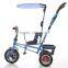 Old style 3 wheel baby tricycle with roof and push bar made in china on sale