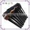 12pcs goat hair professional makeup tools kit blusher make up brushes 2015