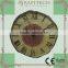 14 Inch Indoor Outdoor Faux Wood Polyresin Wall Clock