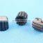 Daier KN-034 black 18 teeth 6mm potentiometer knurled plastic knob