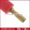 Bakeware Accessories Pastry Tools Silicone Rolling Pin with Wooden Handle kids rolling pin