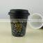 Anti spill double wall ceramic travel mug double wall ceramic Mug