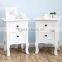 Tuff Concepts One Pair White Bedside Table Cabinet Chest of Drawer Nightstand Furniture