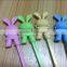 Childrens Helper panda shape Learning silicone Chopsticks holder