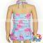 Ruffle halter top & underwear little girls swimwear models beachwear beach suit