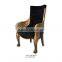 Antique furniture European style chair with white velvet