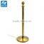 Rope stand barricade for portable barrier stanchion