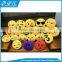 Wholesale 12.5cm 15cm colorful emoji expression stuffed soft toys
