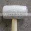 Steel handle rubber hammer black or white