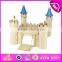 2016 New fashion children wooden fairy castle toy W06A095