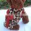 New Pet Dog Puppy Cat Winter Leopard Clothes Cute T-Shirt Soft Warm Coat hot selling