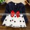 2016 wholesale baby girl cotton party wear dress