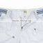 Side Striped Sport Style White Cargo Shorts Mens