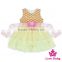 Wedding&Party Kids Frock Lace Tutu Sleeveless Design Pictures Baby Girl Little Princess Puffy Dress