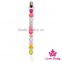 8NZ441-2 Lovebaby wholesale colorful plastic Candy Chunky ball personalized pacifier clips