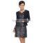 custom high quality cheeap black fancy blouse designs european dress women's suit wholesale