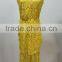 Fast Delivery Elegant Sleeveless Beaded Women Party Wear Long Evening Dress