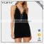 Women Slip Nightwear Sexy Backless Black Spaghetti Strap V-Neck Sleeveless Romper
