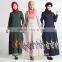 women lace muslim dress/hsz muslim Arabian lace abaya kaftandress/ islamic muslim women dress