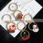 Xmas Keychains Santa Claus Christmas Tree Snowman Gift Charm Pendant Key Ring Chain Keyrings Keyfob