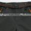 men soft shell outdoor hiking pants with fleece lined