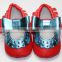 New arrival soft leather sliver bow-knot baby moccasins shoes