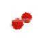 Chic Colorful Handmade Beads Beaded Ball Sharp Stud Earring