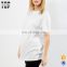 Oem service oversized roll sleeve wholesale blank maternity t shirts 100% cotton
