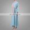 Newest zipped front open abayas islamic women clothing muslim cardigan