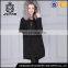 OEM deisign fur filled european style silver fox fur coat