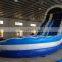 Curve inflatable water slide with pool
